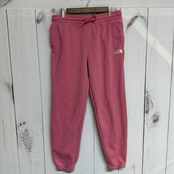 The North Face Women’s Sweatpants M Pink Joggers A7UPL EUC 27” Inseam - Picture 1 of 9